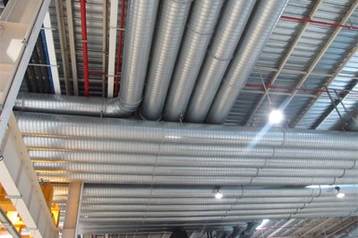 不銹鋼螺旋風管現場作業條件